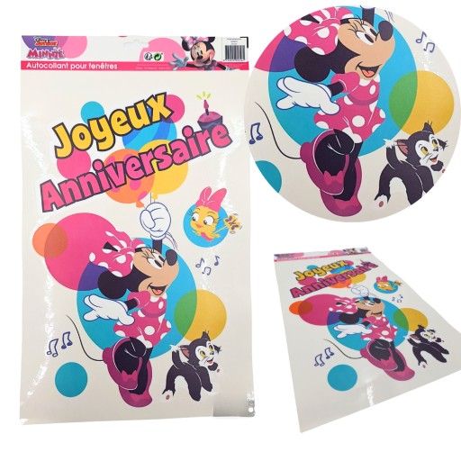 MINNIE MOUSE DEKORATÍVNA FÓLIA NA OKNO