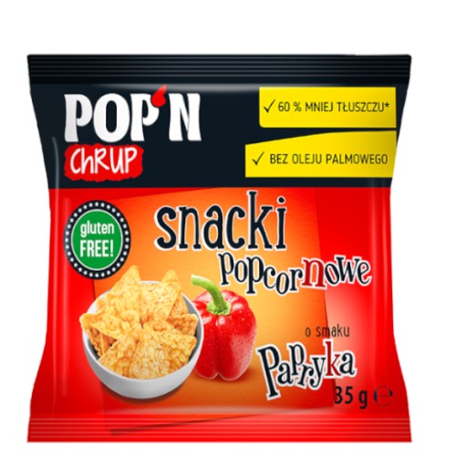 SANTE POP'N CRUMP POPCORN SNACKY S PAPRIMOU 35 g