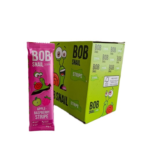 BOB SNAIL STRIPE APPLE RASPBERRY 14g DÁTUM: 2025/02/09