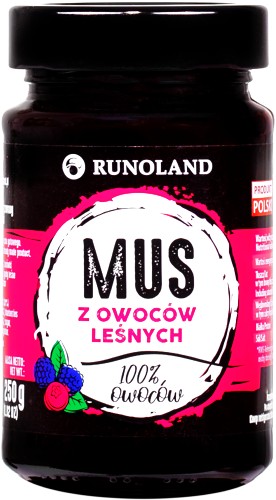 PĚNA LESNÉ OVOCIE 250g/246ml Runoland