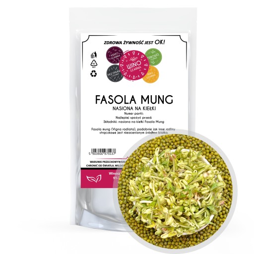 Fazuľka mungo 100g - semienka na klíčky