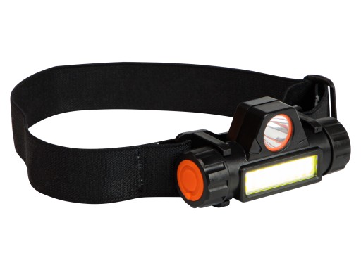 ČELOVÁ LAMPA VÝKONNÁ COB USB LED LAMPA S MAGNETOM