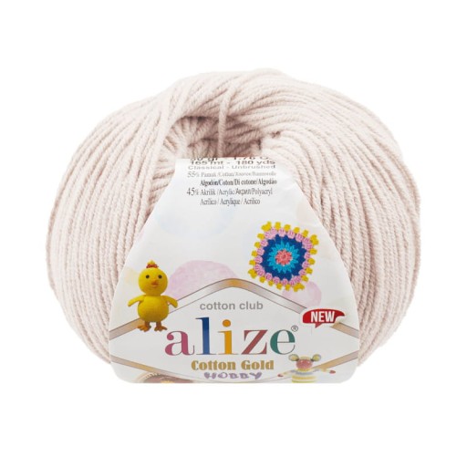 Alize Cotton Gold Hobby 314 Jany Beżowy