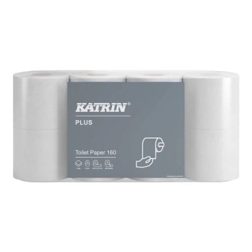 KATRIN 112966 toaletný papier 160/2W 8 ks