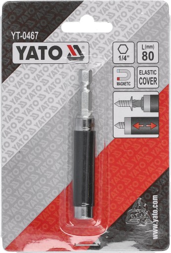YATO MAGNETICKÝ DRŽIAK BITOV PREDĹŽENEC 1/4x80