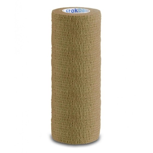 Elastická SAMOLEPIACA súdržná bandáž 15 cm x 4,5 m STOKBAN BÉŽOVÁ