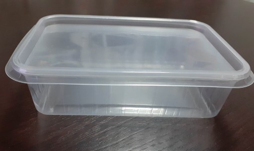 Nádoba 700 ml rovná. + vrchnák 10 ks