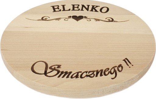 Gravírovanie Venovanie Bon appetit + Meno Gramofón