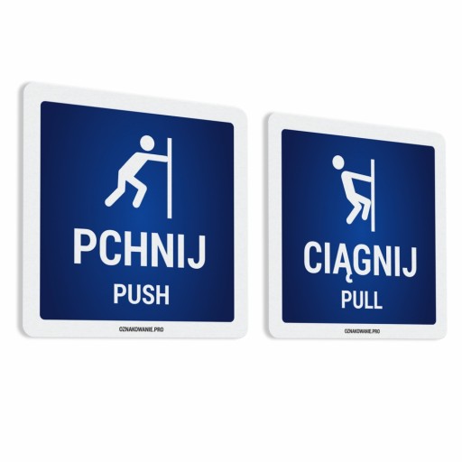 Push Pull - Push Pull - samolepky 10x10