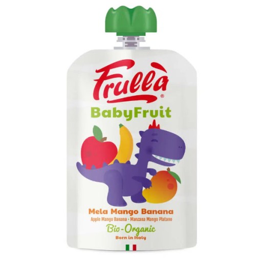OVOCNÁ KABELKA JABLKO - MANGO - BANÁN BEZ PRIDANÝCH CUKROV, BEZLEPKU OD