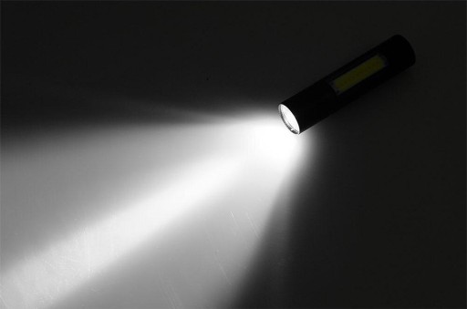 MINI LED XPE CREE COB USB TAKTICKÁ BATERKA