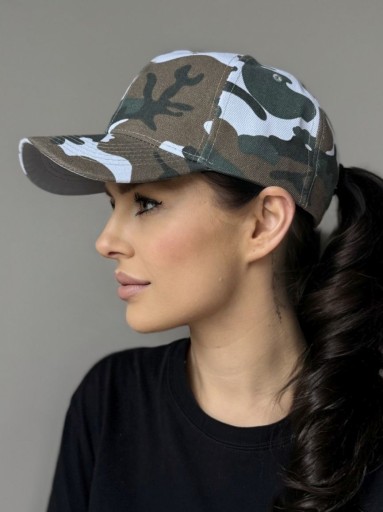 DÁMSKA PÁNSKA BEJZBALOVÁ ČIAPKA ŠPORTOVÁ POHODLNÁ LETNÁ LETNÁ CAMO FARBA