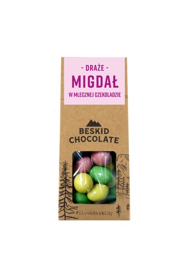 Mandle v mliečnej čokoláde 50g