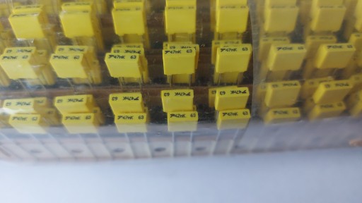 Kondenzátor MKT 47nF 63V 5% r=5mm 25 ks