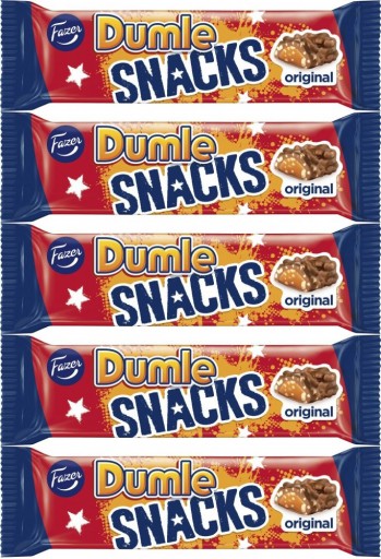 Dumle tabuľková mliečna čokoláda karamel 40g x5