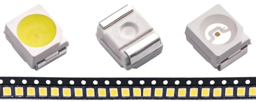 SMD 3528 LED 0,06W 20mA BIELE dióda 6000K PLCC-2 | 50 KS |