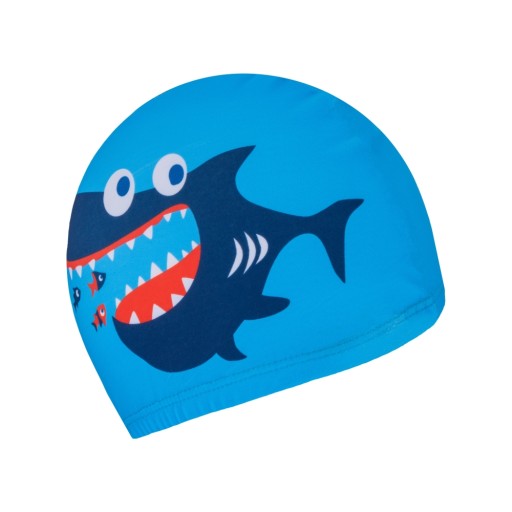 Detská látková kúpacia čiapka Aqua-Sport Shark