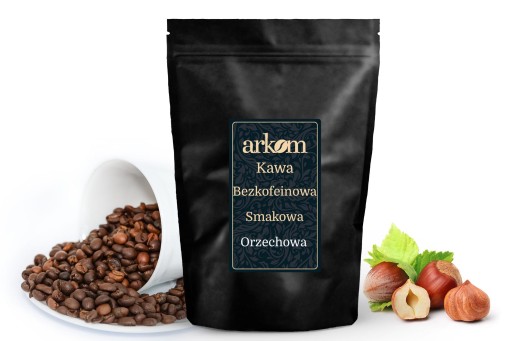 Ochutená káva bez kofeínu, lieskový orech, 50 g