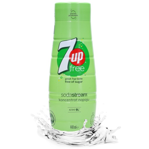 Sirup pre SodaStream 7Up karbonizátor bez cukru, 440 ml, aromatický koncentrát