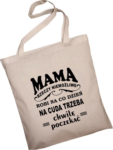 EKOTAŠKA NÁKUPY DARČEK KU DŇU MATIEK PRE MAMINKU M27