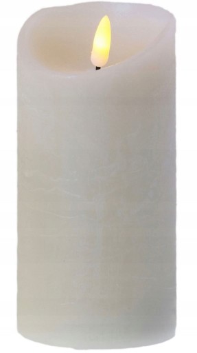 Sviečka s čiernou sviečkou, 17,5 cm biela vložka.