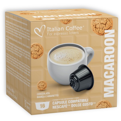 Dolce Gusto IC kapsule Cookies Macaroons 16 ks