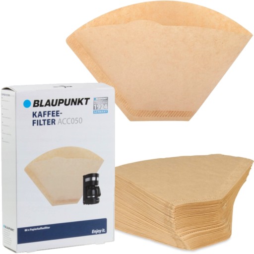 BLAUPUNKT ACC050 papierové filtre pre CMD201 80 kusov veľkosť 2 UNIVERZÁL