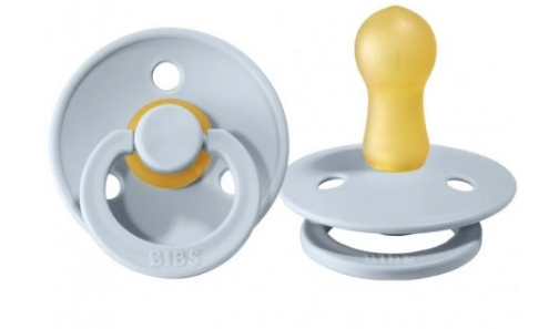 BIBS HEVEA M (6+) BABY BLUE ukľudňujúci cumlík