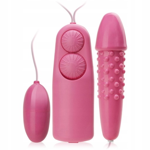 EROTICKÝ SET - VIBRÁTOR + STIMULAČNÉ VAJÍČKO