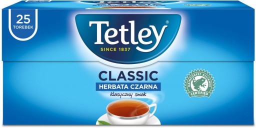 Čierny čaj v sáčkoch Tetley Classic 50 ks
