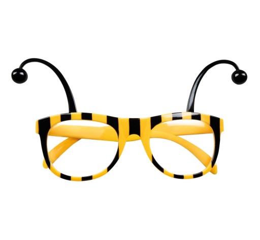 Zábavné okuliare Bee Party Party Gadget