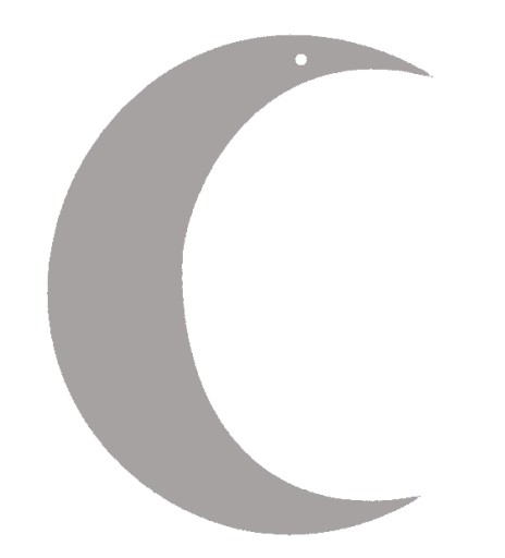 Dekor prívesok, prelamovaná dekorácia MOON NIGHT farby
