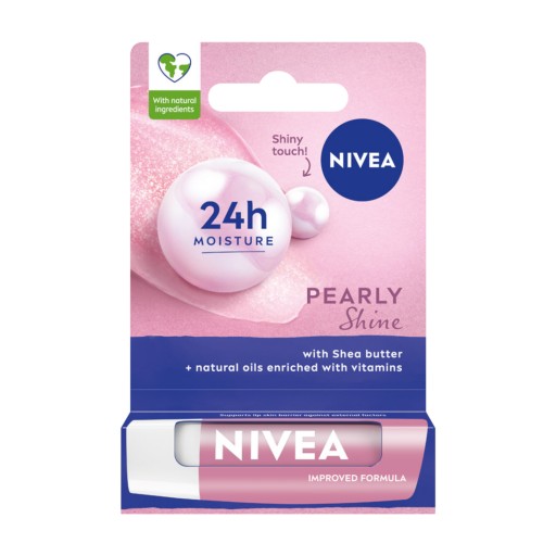 NIVEA Výživný rúž s perleťovým leskom 4,8 g