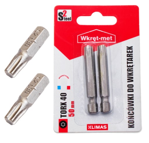 BROTY PRE SKRUTKOVAČE TORX TX-40 50MM 2KS