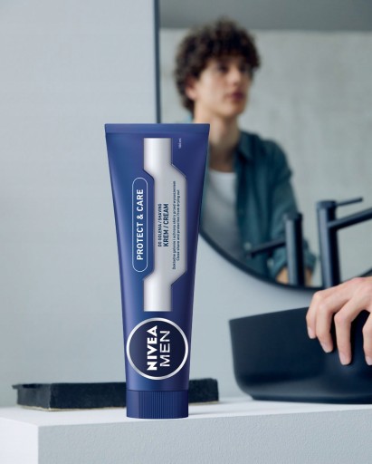 NIVEA MEN PROTECT&CARE Hydratačný krém na holenie pre mužov 100 ml