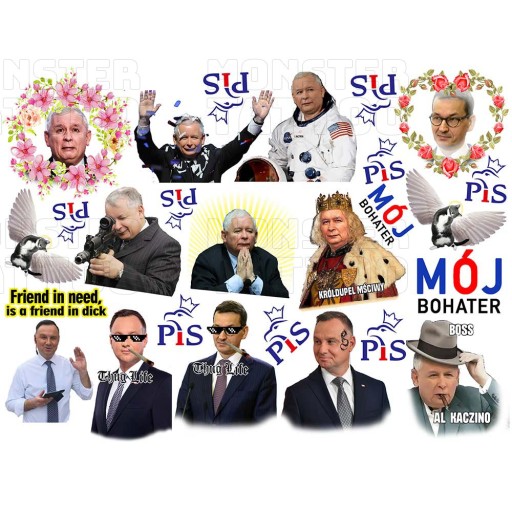 UMÝVAJÚCE DOČASNÉ TETOVANIE KACZYŃSKI PIS MY HERO DUDA ORIGINÁLNE VZORKY