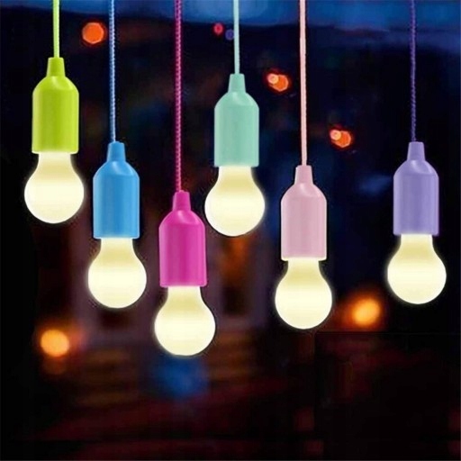 Nočná lampa na batérie na šnúrke, 1W LED