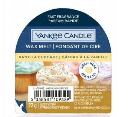 Yankee Candle Vanilla Cupcake vonný vosk 22 g
