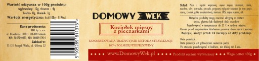 MÄSO CAUTLE s HUBAMI, hotový pokrm 450g