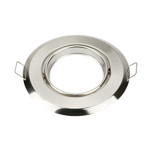 LED SET GU10 8W halogénová SATÉNOVÁ okrúhla LAMPA