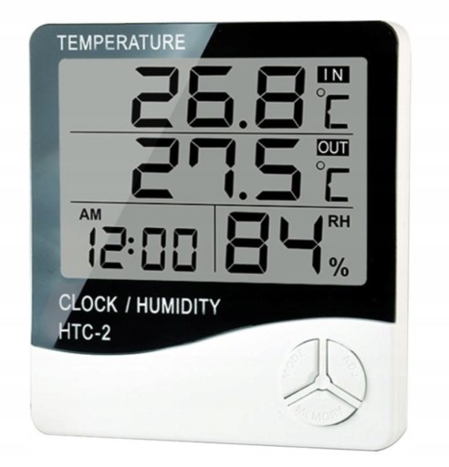 METEOROLOGICKÝ TEPLOMER ELEKTRONICKÝ HYGROMETER SONDA VLHKOMER