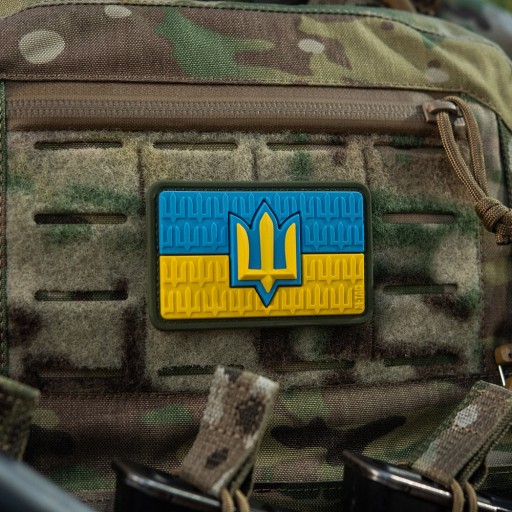 Náplasť M-Tac Vlajka Ukrajiny s trojzubcom SZU PVC