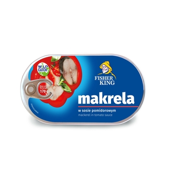 Makrela v paradajkovej omáčke 170g Fisherking