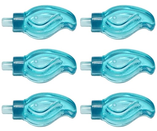 LEGO 37775 FLAME Trans-Light Blue 6 ks (6 g)
