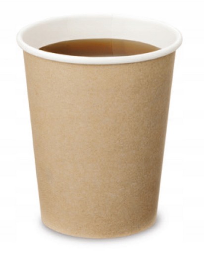 PAPIEROVÉ ŠÁLKY 250ML NA KÁVOVÉ NÁPOJE KRAFT 50KS