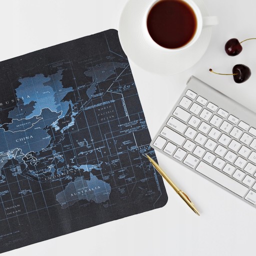 MOUSE PAD XXL herná myš mapa sveta na stôl 80x30 cm