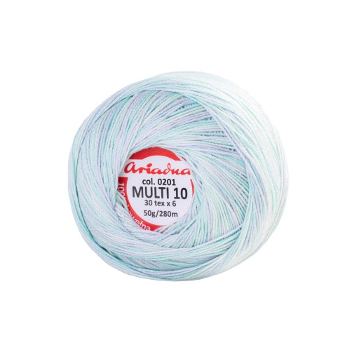 Multi 10 nití 50g Ariadna 0201 - VŠETKY FARBY - OD VÝROBCU