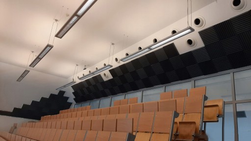 Akustické tlmenie PANEL Absorber WALL WEDGE štvorcová akustická skúšobňa