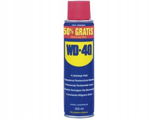 Multifunkčný prípravok WD-40 ODSTRAŇOVANIE HRDZE 150ml