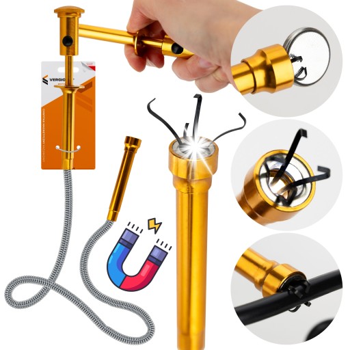 Magnetický chápadlo + výkonný LED svetlomet